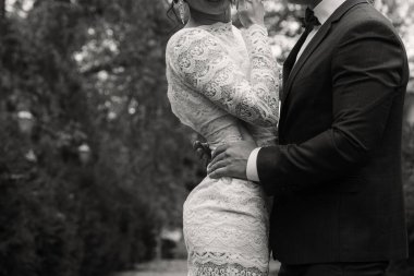 Düğün, yürüyüş, damat ve gelin