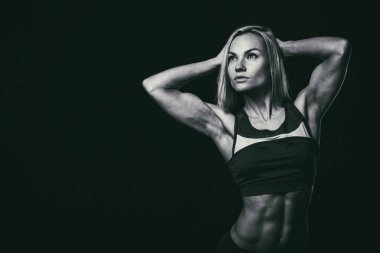 Fitness kadın siyah
