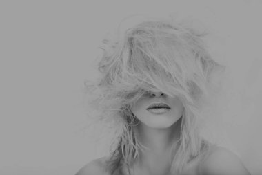 Sarışın. Fotoğraf tarzı güzellik moda