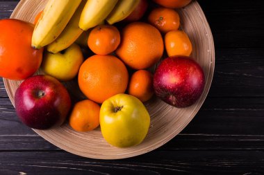 Meyve tabağı, sağlıklı gıda.