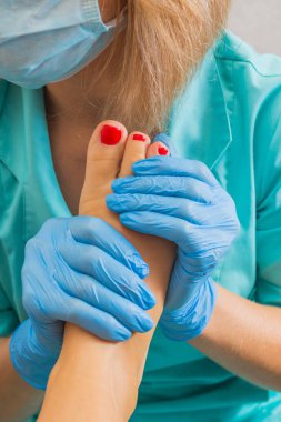 Pedikür sırasında peeling