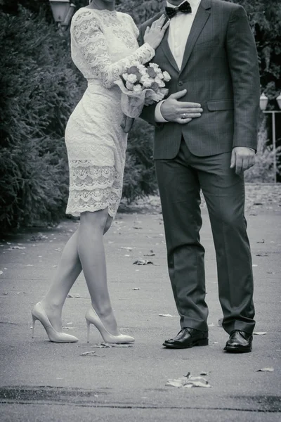 Foto su un matrimonio a tema — Foto Stock