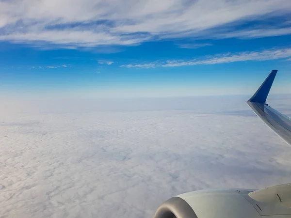 Cielo desde el avión, hermoso fondo —  Fotos de Stock