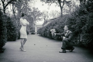 Düğün, yürüyüş, damat ve gelin