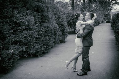 Düğün, yürüyüş, damat ve gelin