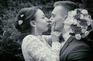 Düğün, yürüyüş, damat ve gelin