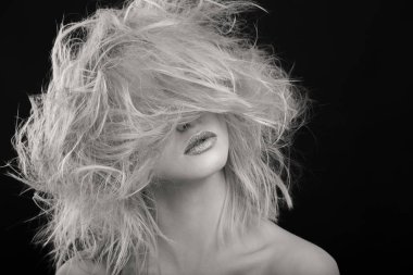 Güzellik sarışın moda fotoğraf