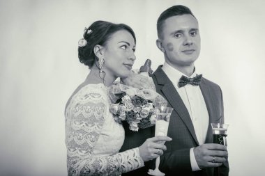 Bir tema düğün fotoğrafları