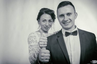 Bir tema düğün fotoğrafları