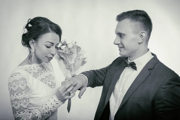 Foto su un matrimonio a tema — Foto Stock