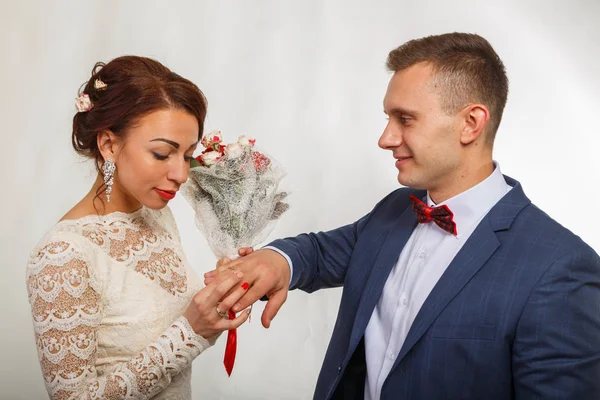 Fotos zu einer Themenhochzeit — Stockfoto