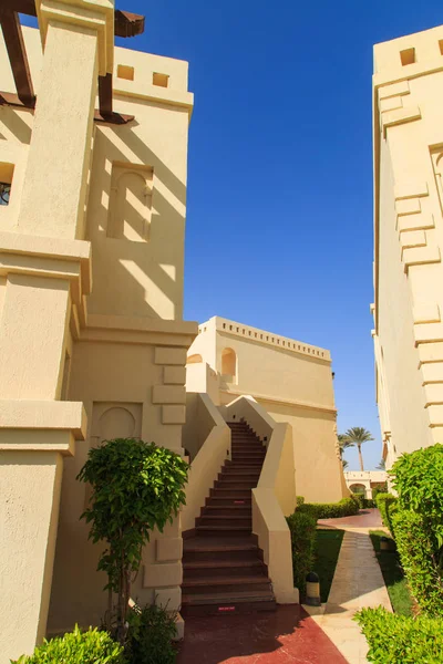 Casas de estilo árabe. Arquitectura en estilo oriental —  Fotos de Stock