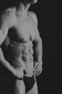 Vücut geliştirme ve erkek vücut arka plan