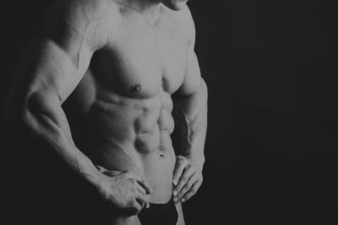 Vücut geliştirme ve erkek vücut arka plan