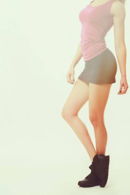 Vücut güzel atletik kız