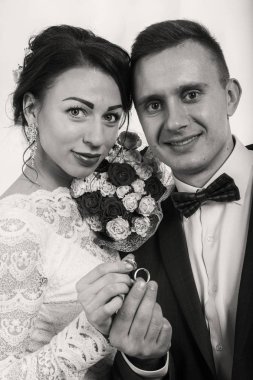 düğün. Gelin ve damat