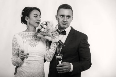 düğün. Gelin ve damat