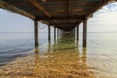 Denizde güzel pier
