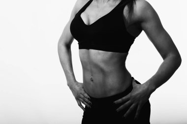 Güzel vücut fitness kız