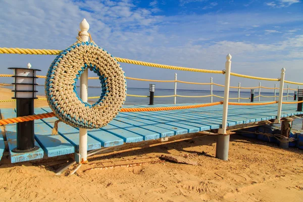 Beautiful pier on the sea — Stock Photo, Image