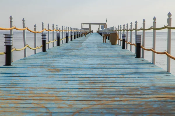 Beautiful pier on the sea — Stock Photo, Image