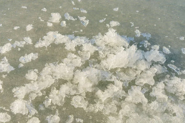 겨울 낚시. 얼음 낚시 — 스톡 사진