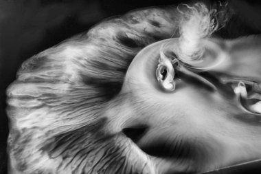 Duman ile güzel arka plan