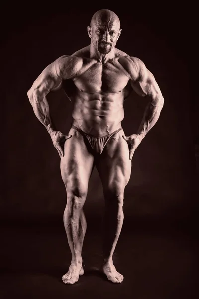 강한 운동 사람 피트 니스 모델 몸통 — 스톡 사진
