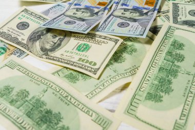 Yüz dolarlık banknotlar ile arka plan