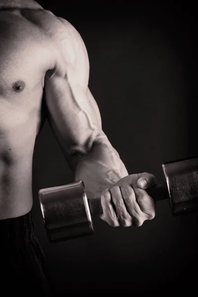 Jeune homme musclé en santé. — Photo