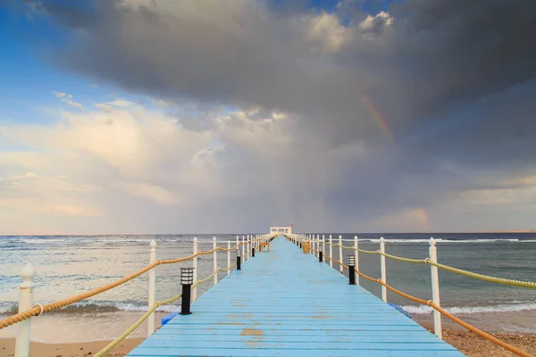 Fin utsikt över havet. Resa till havet — Stockfoto