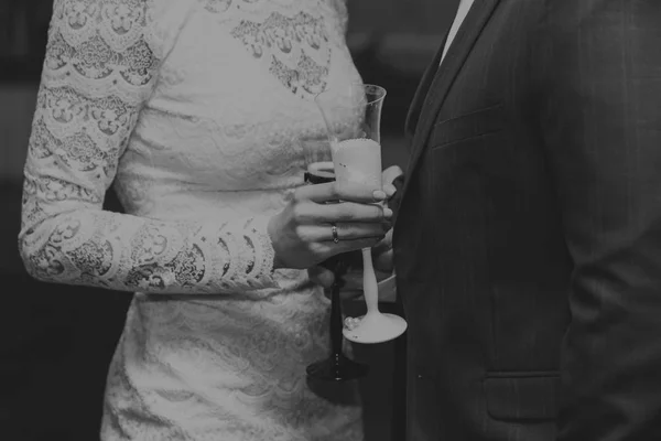 Boda. novia y novio — Foto de Stock