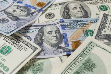 Yüz dolarlık banknotların arka planı