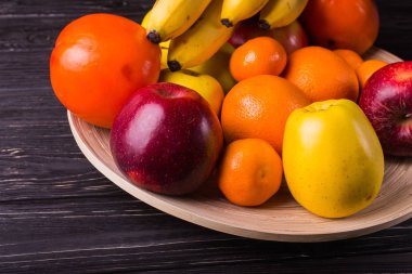 Meyve sağlıklı yiyecek çanak