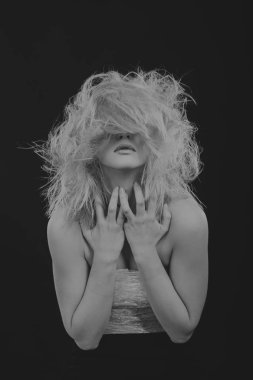 Yaratıcı makyaj ve saç