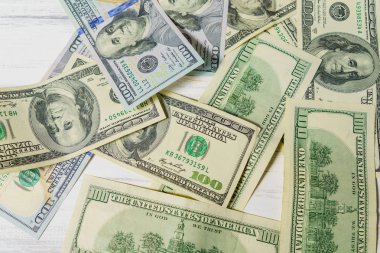Yüz dolarlık banknotların arka planı