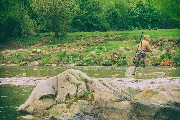 Pesca na fiação . — Fotografia de Stock