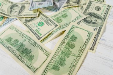 Yüz dolarlık banknotların arka planı