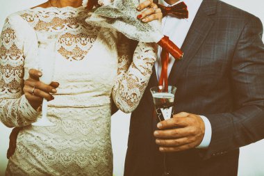 Bir tema weding fotoğrafları