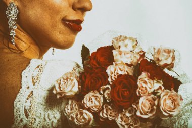 Bir tema weding fotoğrafları