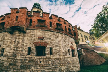 Krakow, Polonya - 15 Eylül 2016: Krakow güzel sokaklarında