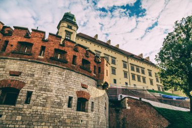 Krakow, Polonya - 15 Eylül 2016: Krakow güzel sokaklarında