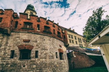 Krakow, Polonya - 15 Eylül 2016: Krakow güzel sokaklarında