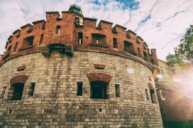 Krakow, Polonya - 15 Eylül 2016: Krakow güzel sokaklarında