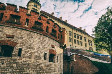 Krakow, Polonya - 15 Eylül 2016: Krakow güzel sokaklarında