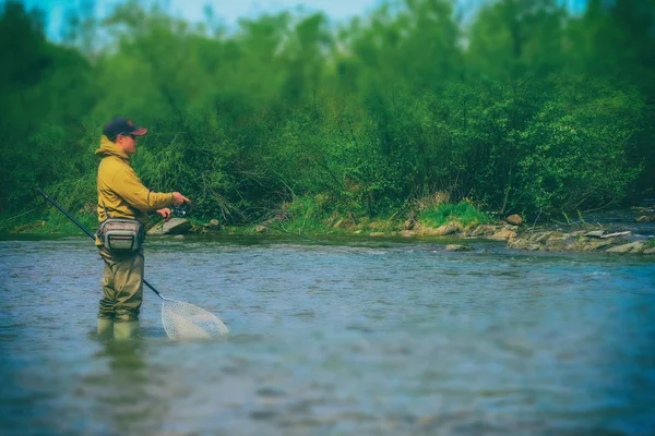 Pesca en el spinning . — Foto de Stock