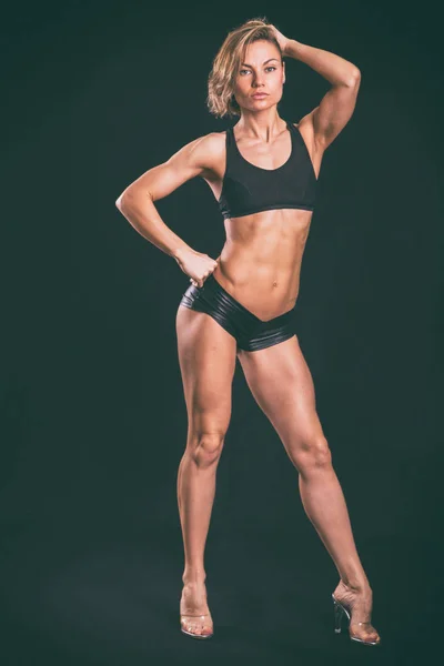 Fitness girl. Perdita di peso e fitness . — Foto Stock