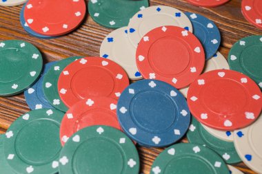 Kartlar poker fişleri, kart oyunu
