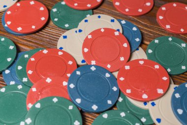 Kartlar poker fişleri, kart oyunu