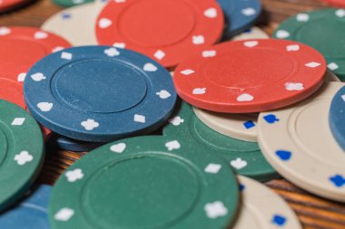 Kartlar poker fişleri, kart oyunu